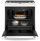 GE(R) 30" Slide-In Electric Convection Range with No Preheat Air Fry - (JS760DPWW)