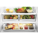 GE Profile(TM) ENERGY STAR(R) 23.1 Cu. Ft. Counter-Depth Fingerprint Resistant French-Door Refrigerator - (PWE23KYNFS)