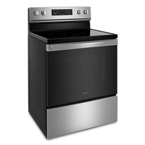 5.3 Cubic Feet Whirlpool Electric 5-in-1 Air Fry Oven - Fingerprint Resistant Stainless Steel