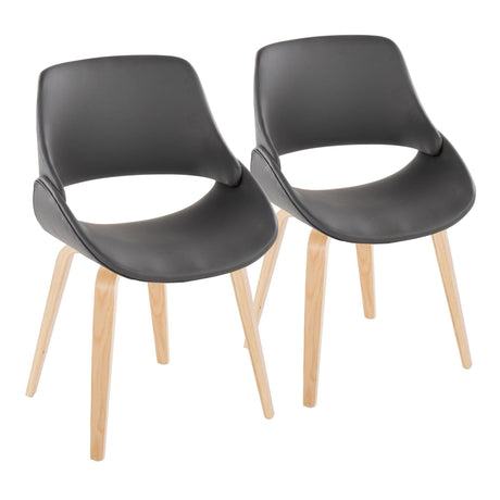 Fabrico - Chair (Set of 2) - Beige Legs