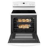 30" Amana Electric Range With Extra-Large Oven Window - White - Steel