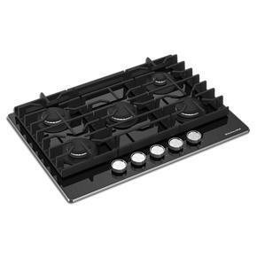 30" Gas-On-Glass Cooktop - Black