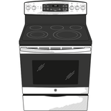 GE(R) 30" Free-Standing Electric Convection Fingerprint Resistant Range - (JB655YKFS)