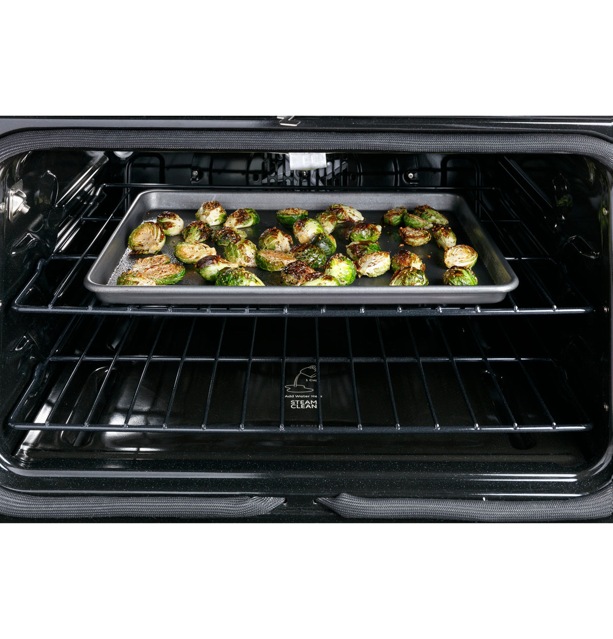 Caf(eback)(TM) 30" Smart Slide-In, Front-Control, Dual-Fuel Range with Warming Drawer - (C2S900P2MS1)