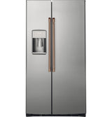 Caf(eback)(TM) 21.9 Cu. Ft. Counter-Depth Side-By-Side Refrigerator - (CZS22MP2NS1)