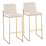 Fuji - High Back Barstool Set