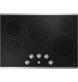 GE(R) 30" Built-In knob Control Electric Cooktop - (JEP5030STSS)