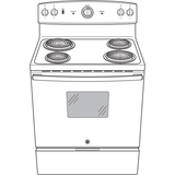 GE(R) 30" Free-Standing Electric Range - (JBS160DMBB)