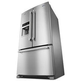 36-" Wide French Door Refrigerator With PowerCold Feature - 25 Cubic Feet