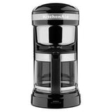 12 Cup Drip Coffee Maker With Spiral Showerhead And Programmable Warming Plate - Onyx Black