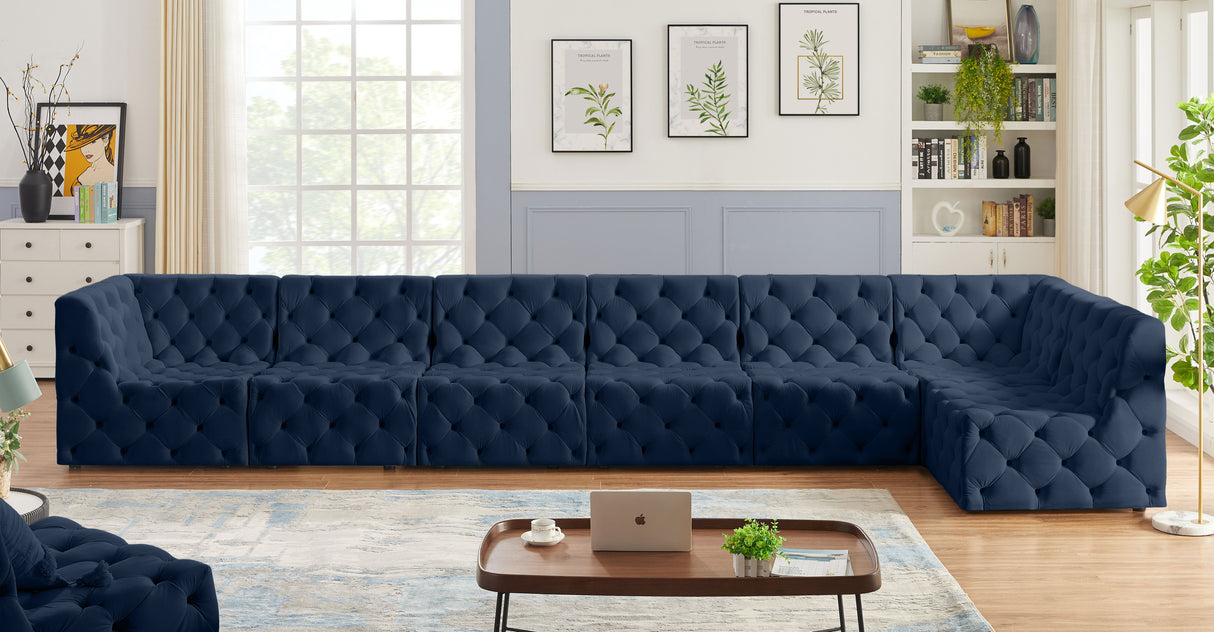 Tuft - Modular Sectional 7 Piece - Navy