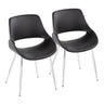 Fabrico - Chair (Set of 2) - Chrome Legs