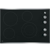 GE(R) 30" Built-In Knob Control Electric Cooktop - (JP3530SJSS)