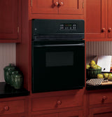 GE(R) 24" Electric Single Self-Cleaning Wall Oven - (JRP20BJBB)