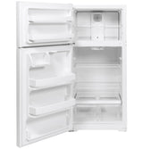 GE(R) ENERGY STAR(R) 15.6 Cu. Ft. Top-Freezer Refrigerator - (GTE16DTNLWW)