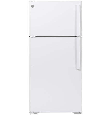 GE(R) ENERGY STAR(R) 15.6 Cu. Ft. Top-Freezer Refrigerator - (GTE16DTNLWW)