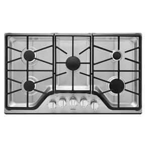 36" Wide Gas Cooktop With DuraGuard Protective Finish