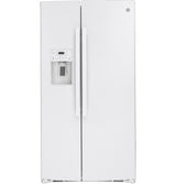 GE(R) 25.1 Cu. Ft. Side-By-Side Refrigerator - (GSS25IGNWW)