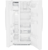 GE(R) 23.0 Cu. Ft. Side-By-Side Refrigerator - (GSS23GGPWW)