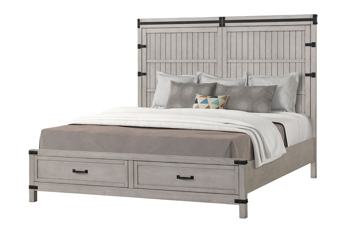 Alexandria - Storage Wood Bed