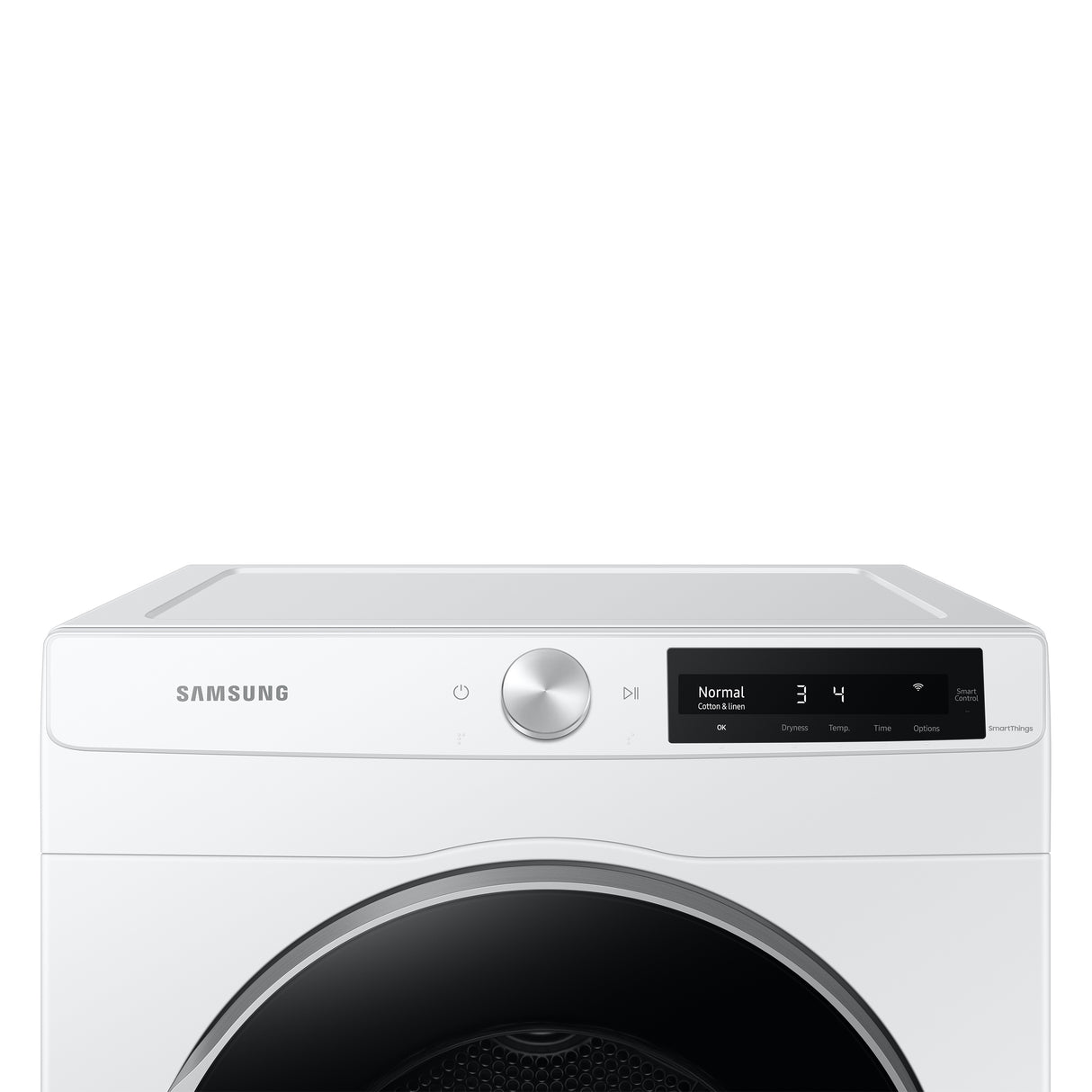 4.0 cu. ft. Electric Dryer with AI Smart Dial and Wi-Fi Connectivity in White - (DV25B6900EW)