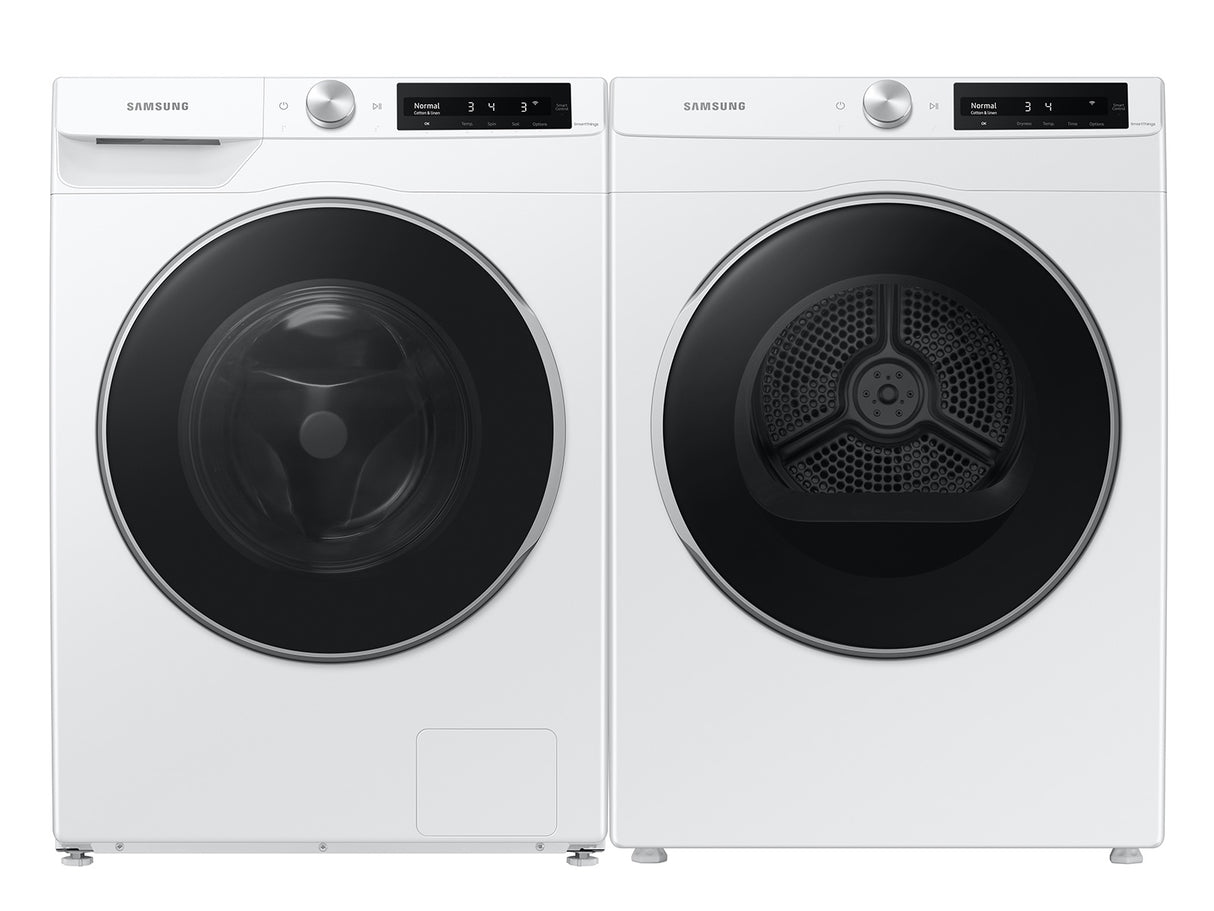 4.0 cu. ft. Electric Dryer with AI Smart Dial and Wi-Fi Connectivity in White - (DV25B6900EW)