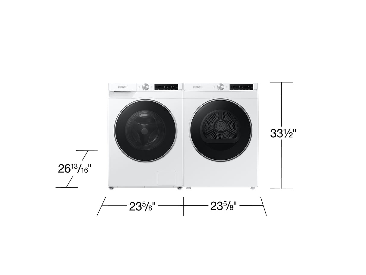 4.0 cu. ft. Electric Dryer with AI Smart Dial and Wi-Fi Connectivity in White - (DV25B6900EW)