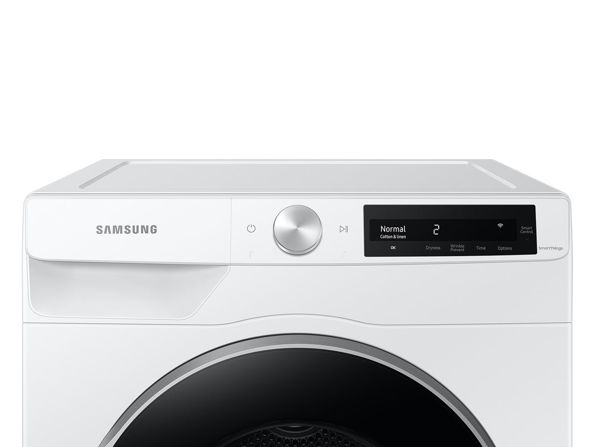 4.0 cu. ft. Heat Pump Dryer with AI Smart Dial and Wi-Fi Connectivity in White - (DV25B6900HW)