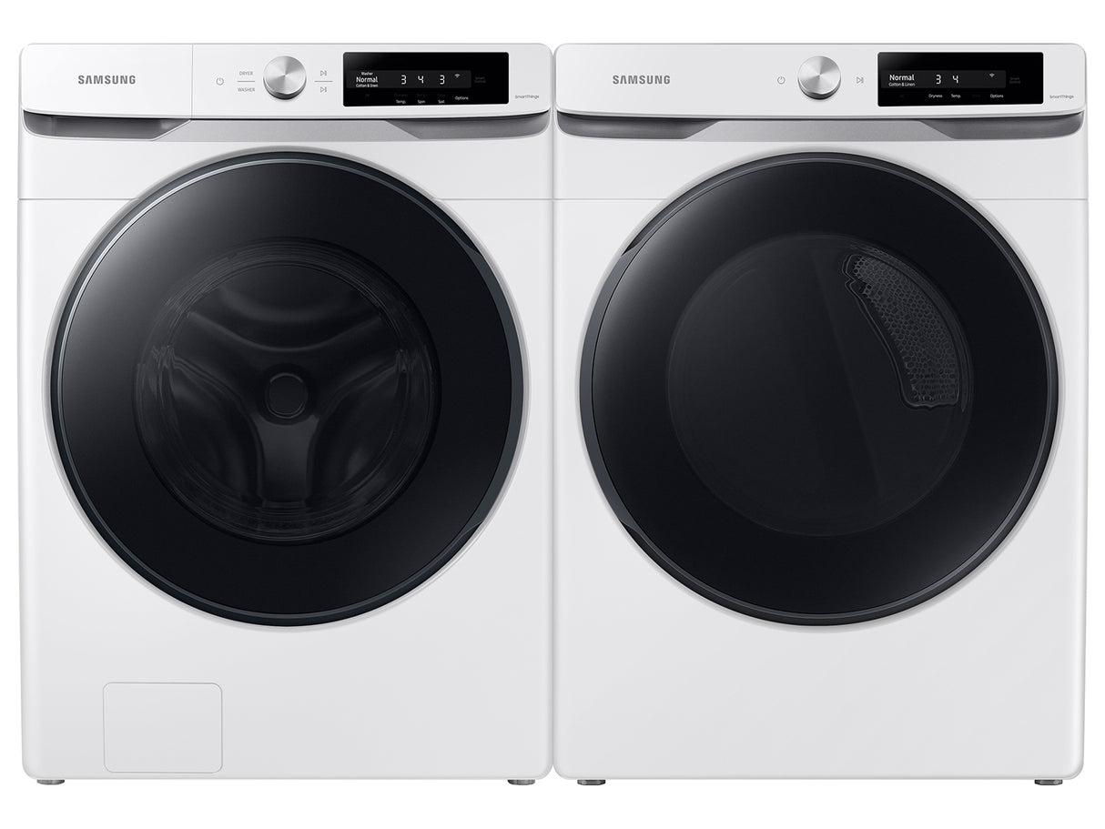 7.5 cu. ft. Smart Dial Electric Dryer with Super Speed Dry in White - (DVE45A6400W)