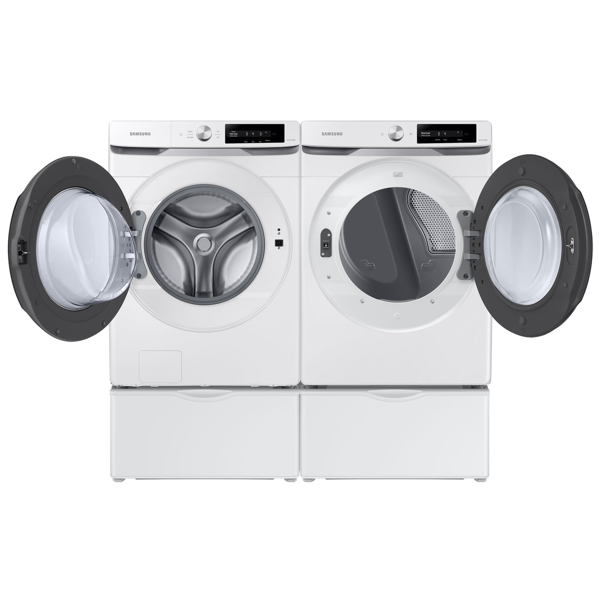 7.5 cu. ft. Smart Dial Electric Dryer with Super Speed Dry in White - (DVE45A6400W)