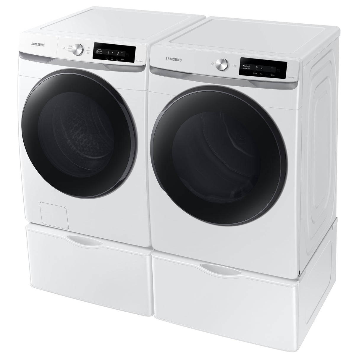 7.5 cu. ft. Smart Dial Electric Dryer with Super Speed Dry in White - (DVE45A6400W)