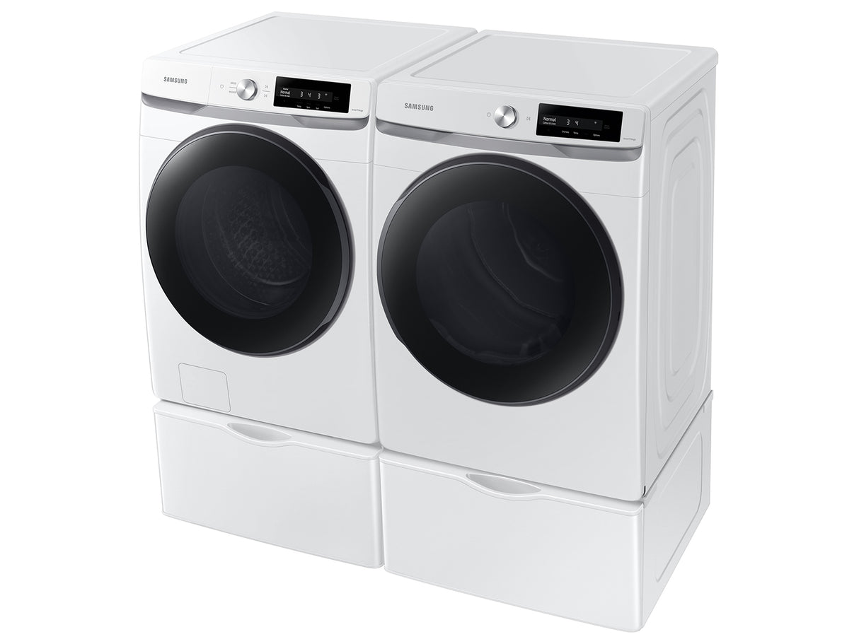 7.5 cu. ft. Smart Dial Electric Dryer with Super Speed Dry in White - (DVE45A6400W)