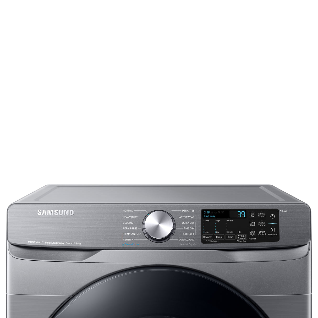 7.5 cu. ft. Smart Electric Dryer with Steam Sanitize+ in Platinum - (DVE45B6300P)