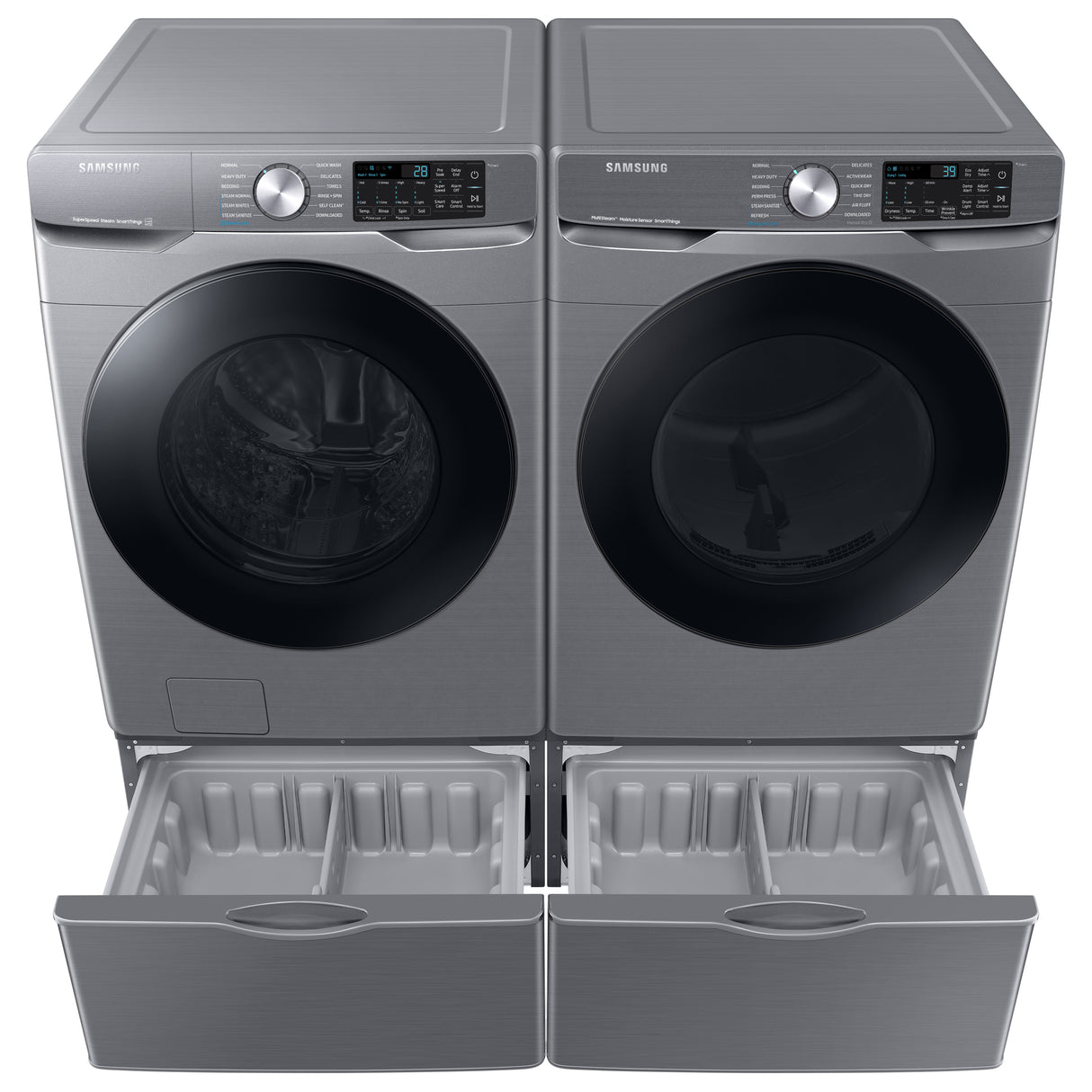 7.5 cu. ft. Smart Electric Dryer with Steam Sanitize+ in Platinum - (DVE45B6300P)