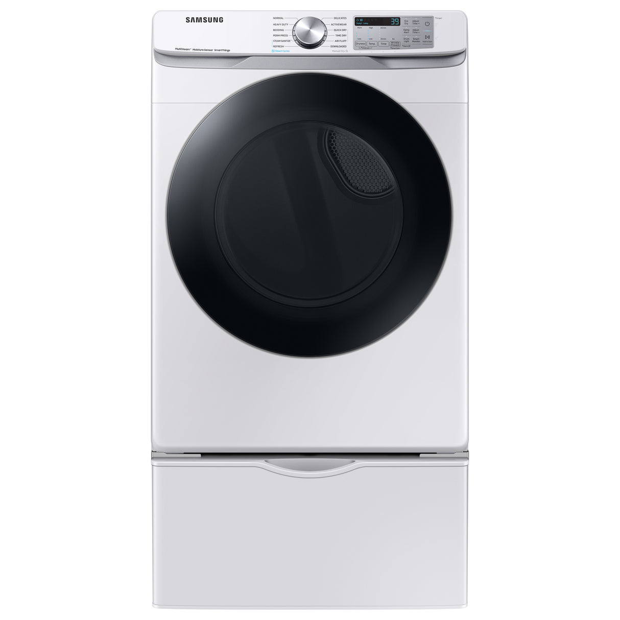 7.5 cu. ft. Smart Electric Dryer with Steam Sanitize+ in White - (DVE45B6300W)