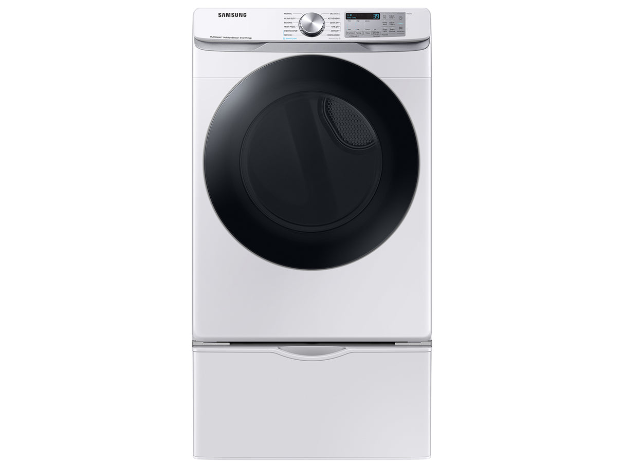 7.5 cu. ft. Smart Electric Dryer with Steam Sanitize+ in White - (DVE45B6300W)