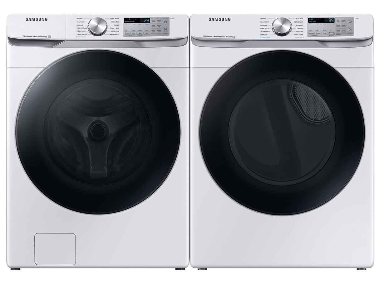 7.5 cu. ft. Smart Electric Dryer with Steam Sanitize+ in White - (DVE45B6300W)