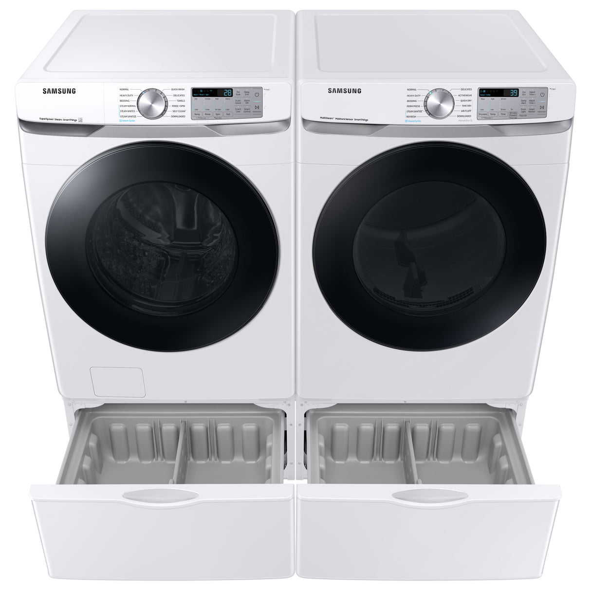 7.5 cu. ft. Smart Electric Dryer with Steam Sanitize+ in White - (DVE45B6300W)