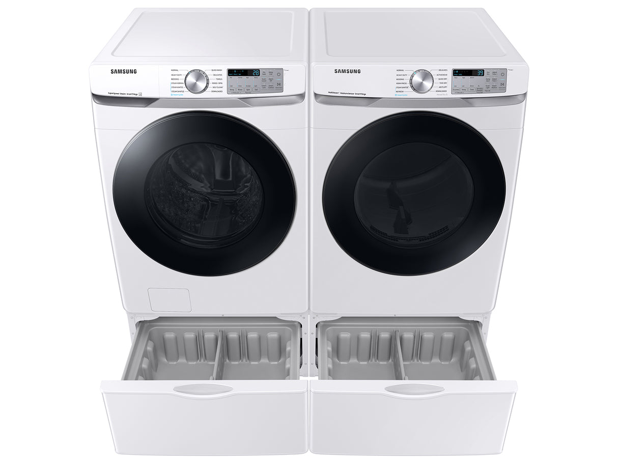 7.5 cu. ft. Smart Electric Dryer with Steam Sanitize+ in White - (DVE45B6300W)