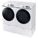 7.5 cu. ft. Smart Electric Dryer with Steam Sanitize+ in White - (DVE45B6300W)