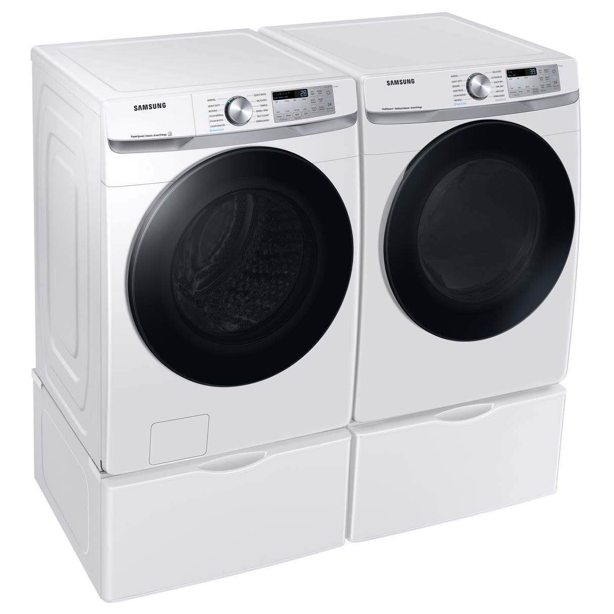 7.5 cu. ft. Smart Electric Dryer with Steam Sanitize+ in White - (DVE45B6300W)