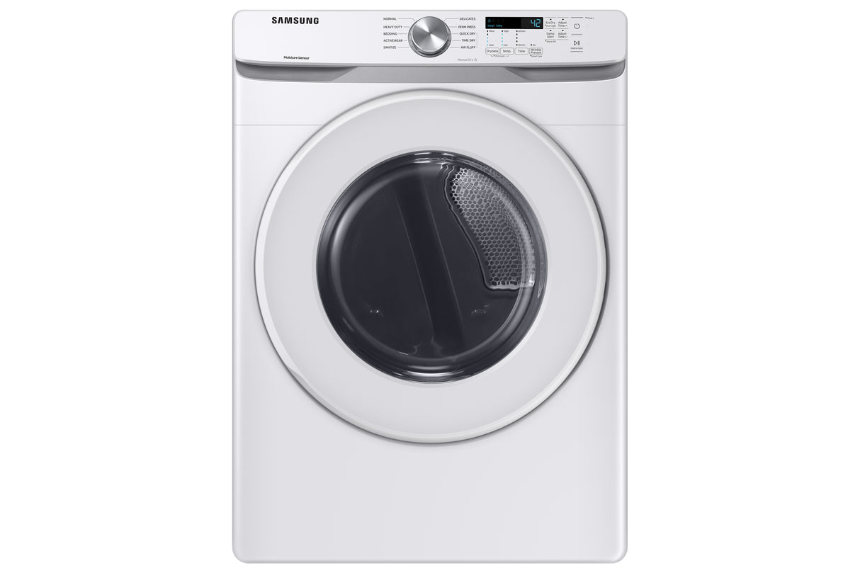 7.5 cu. ft. Electric Long Vent Dryer with Sensor Dry in White - (DVE45T6020W)