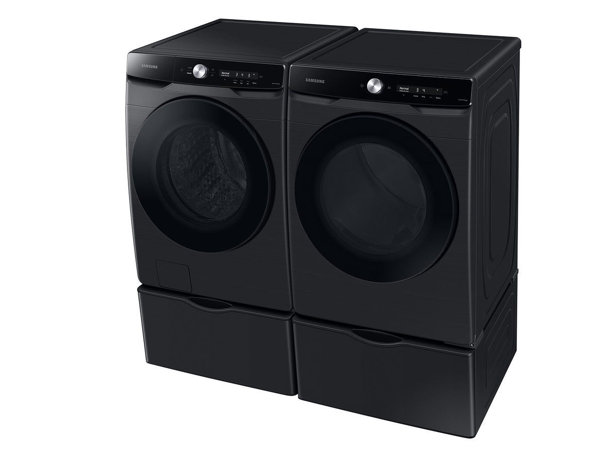 7.5 cu. ft. Smart Dial Electric Dryer with Super Speed Dry in Brushed Black - (DVE50A8600V)