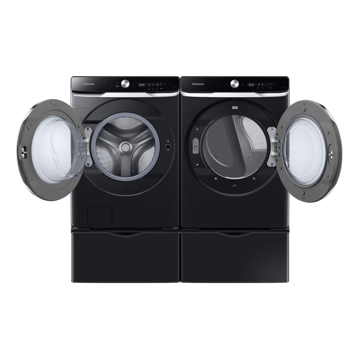 7.5 cu. ft. Smart Dial Electric Dryer with Super Speed Dry in Brushed Black - (DVE50A8800V)