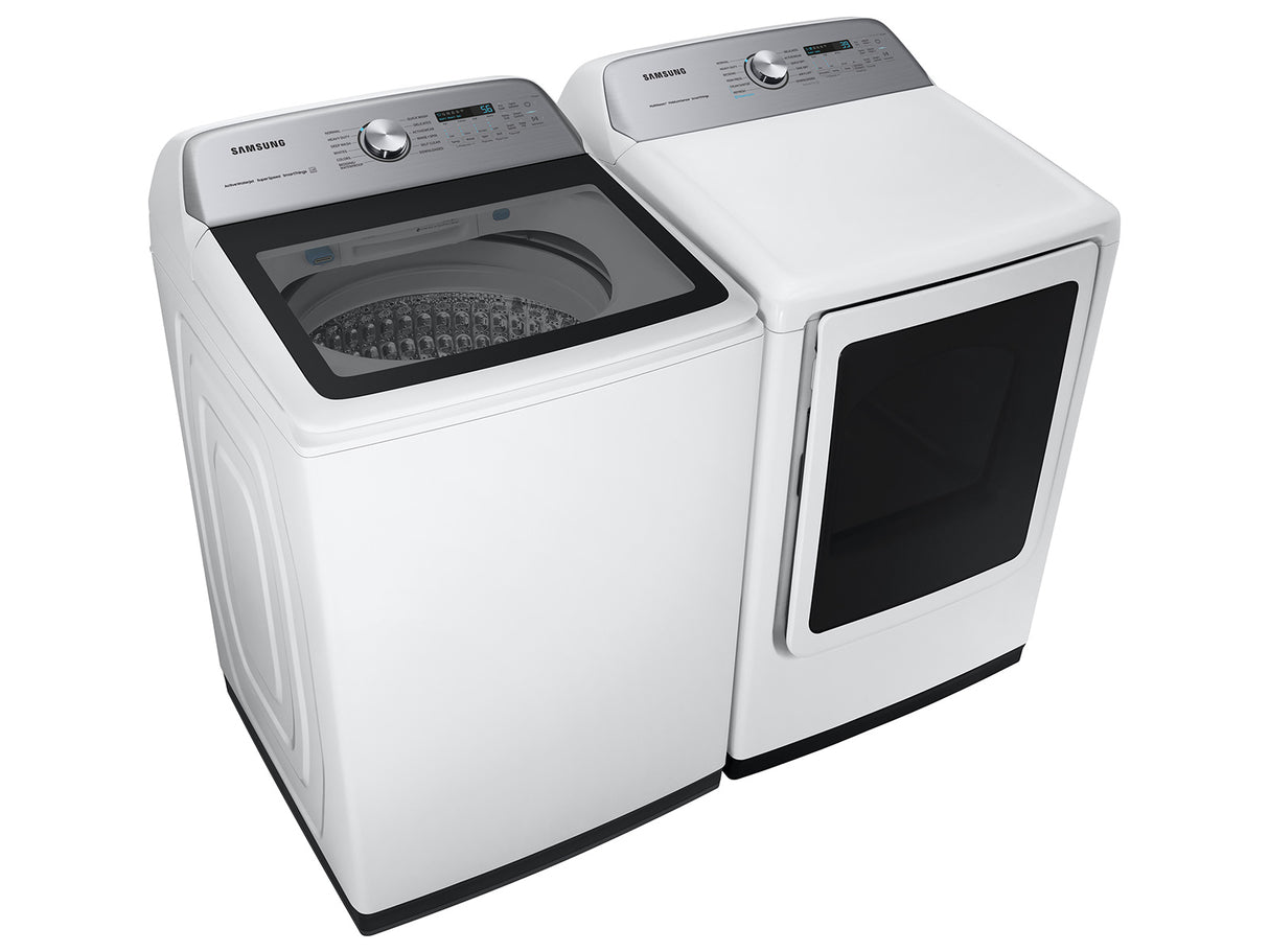 7.4 cu. ft. Smart Electric Dryer with Steam Sanitize+ in White - (DVE52A5500W)