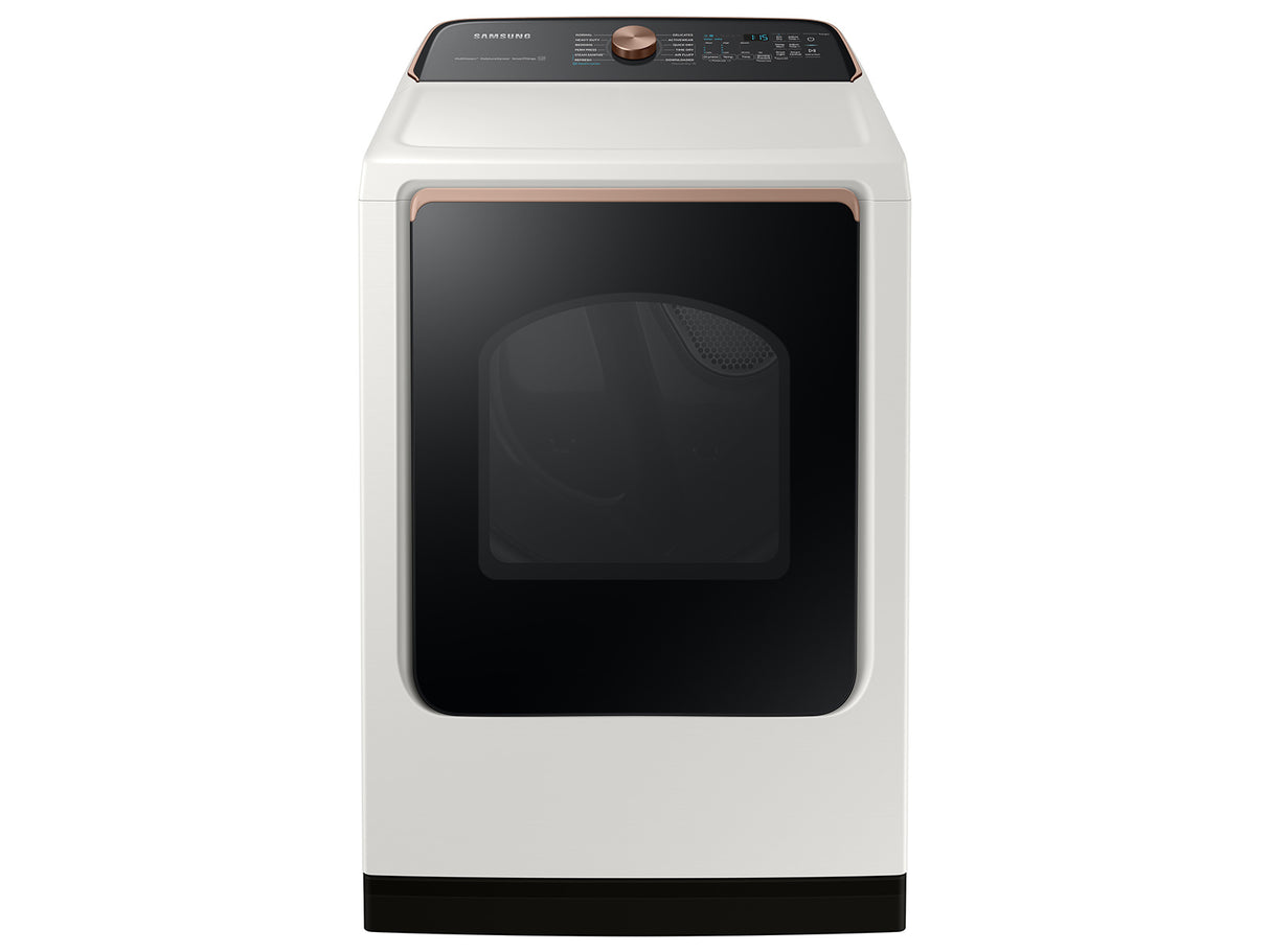 7.4 cu. ft. Smart Electric Dryer with Steam Sanitize+ in Ivory - (DVE55A7300E)