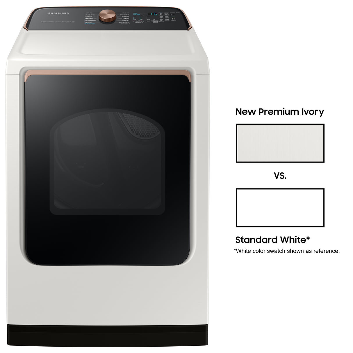 7.4 cu. ft. Smart Electric Dryer with Steam Sanitize+ in Ivory - (DVE55A7300E)