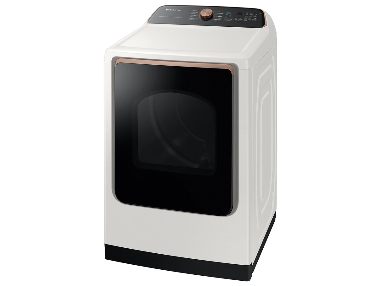 7.4 cu. ft. Smart Electric Dryer with Steam Sanitize+ in Ivory - (DVE55A7300E)