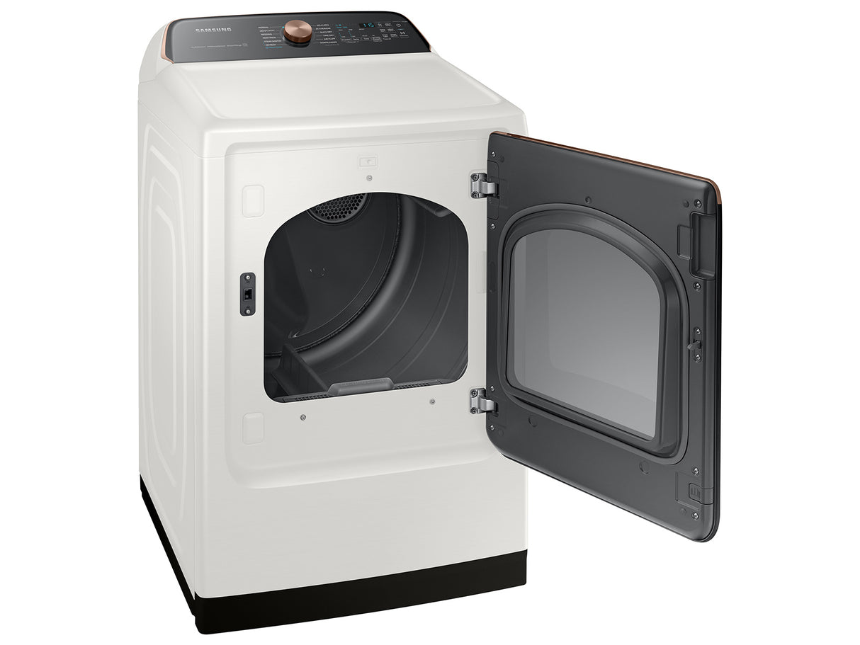 7.4 cu. ft. Smart Electric Dryer with Steam Sanitize+ in Ivory - (DVE55A7300E)