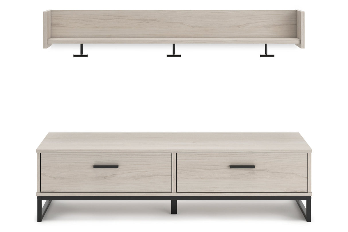 Socalle Bench With Coat Rack - (EA1864E1)